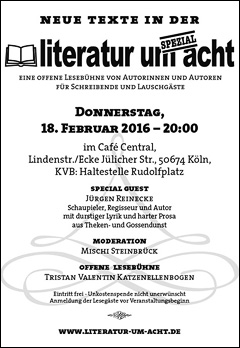Literatur um 8 - 18.02.2016, Köln